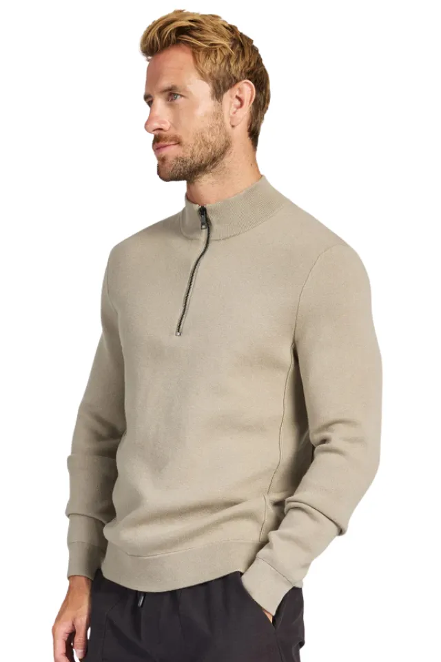 Danzer 1/4 Zip Knit - Military Sage