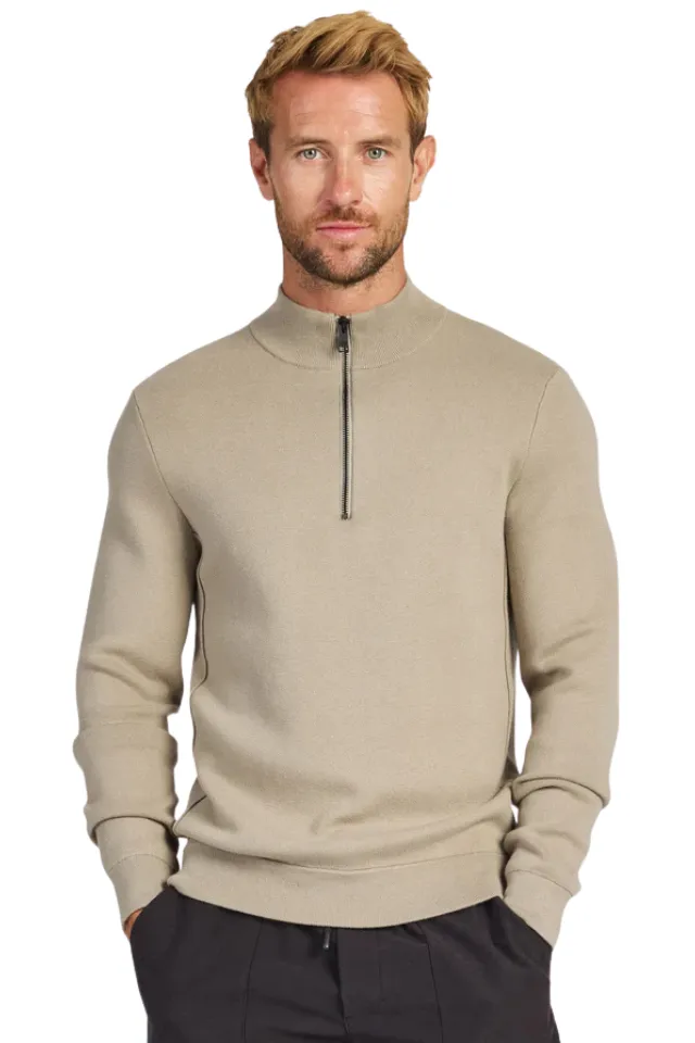 Danzer 1/4 Zip Knit - Military Sage