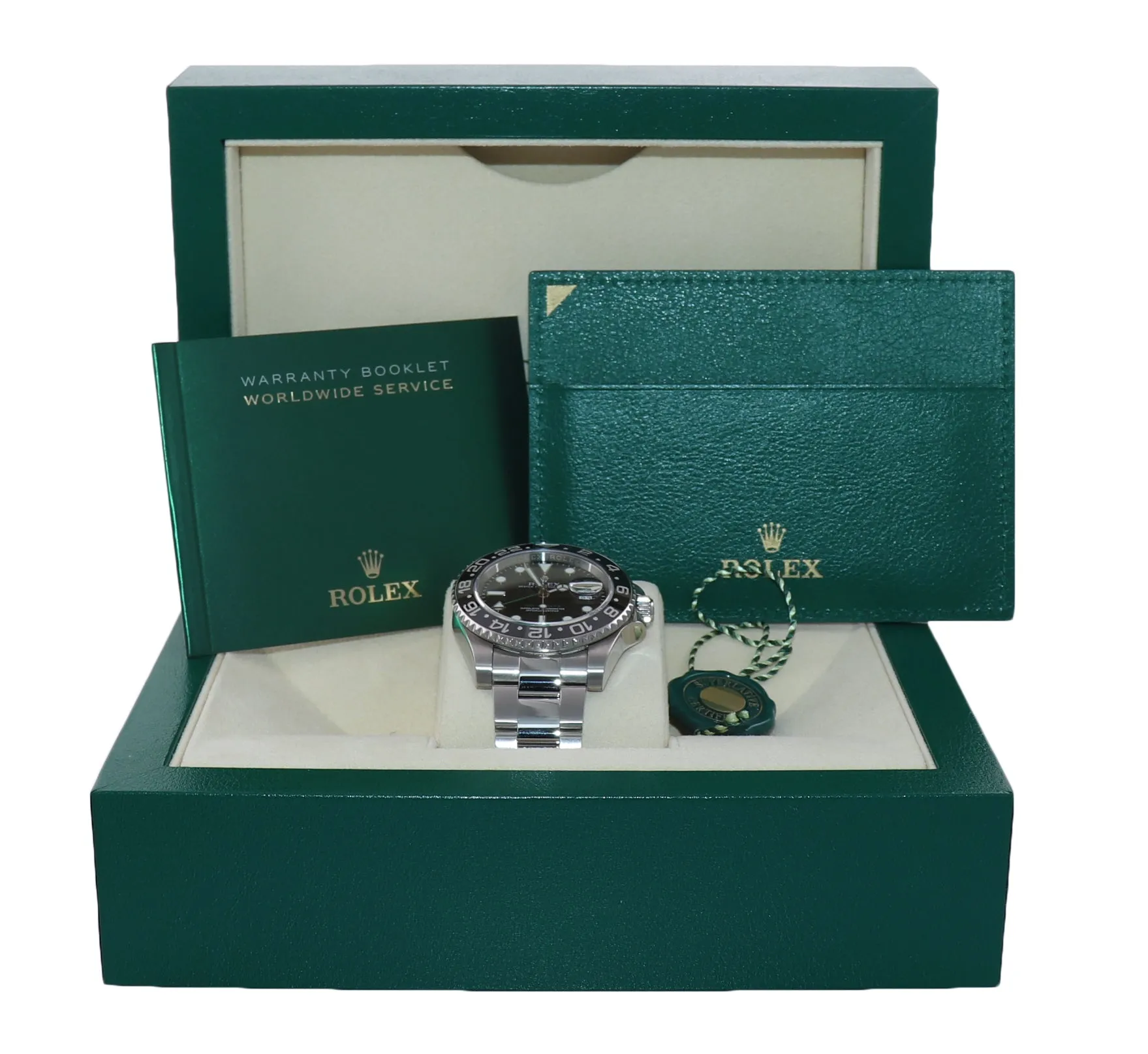 DISCONTINUED Rolex GMT Master II 116710 Steel Ceramic Black Watch Box