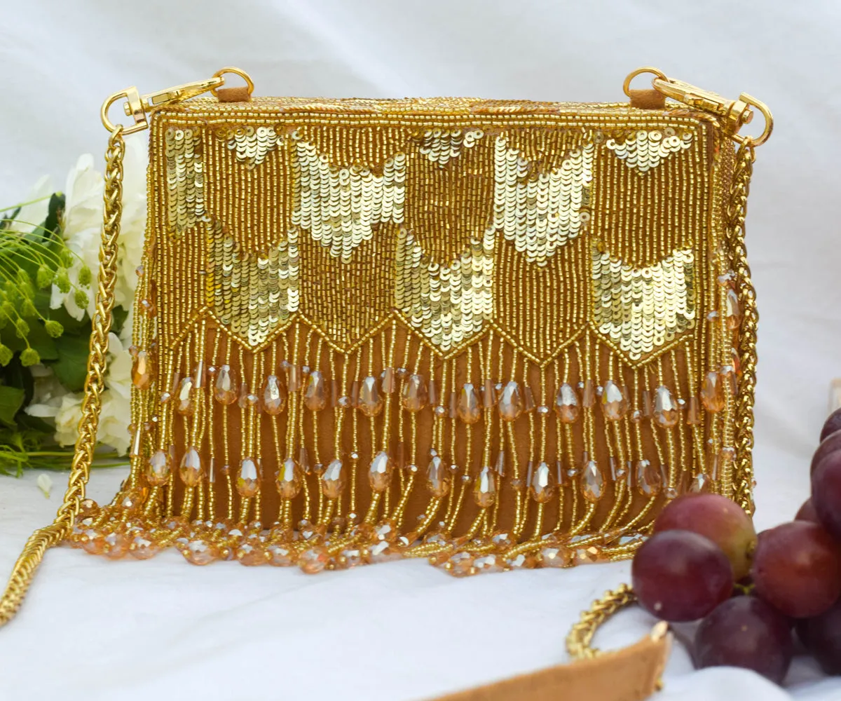 Dishi Clutch – Gold