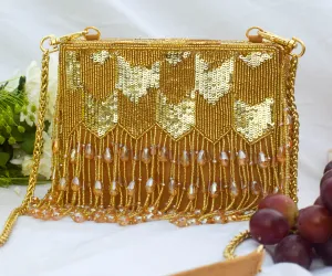 Dishi Clutch – Gold