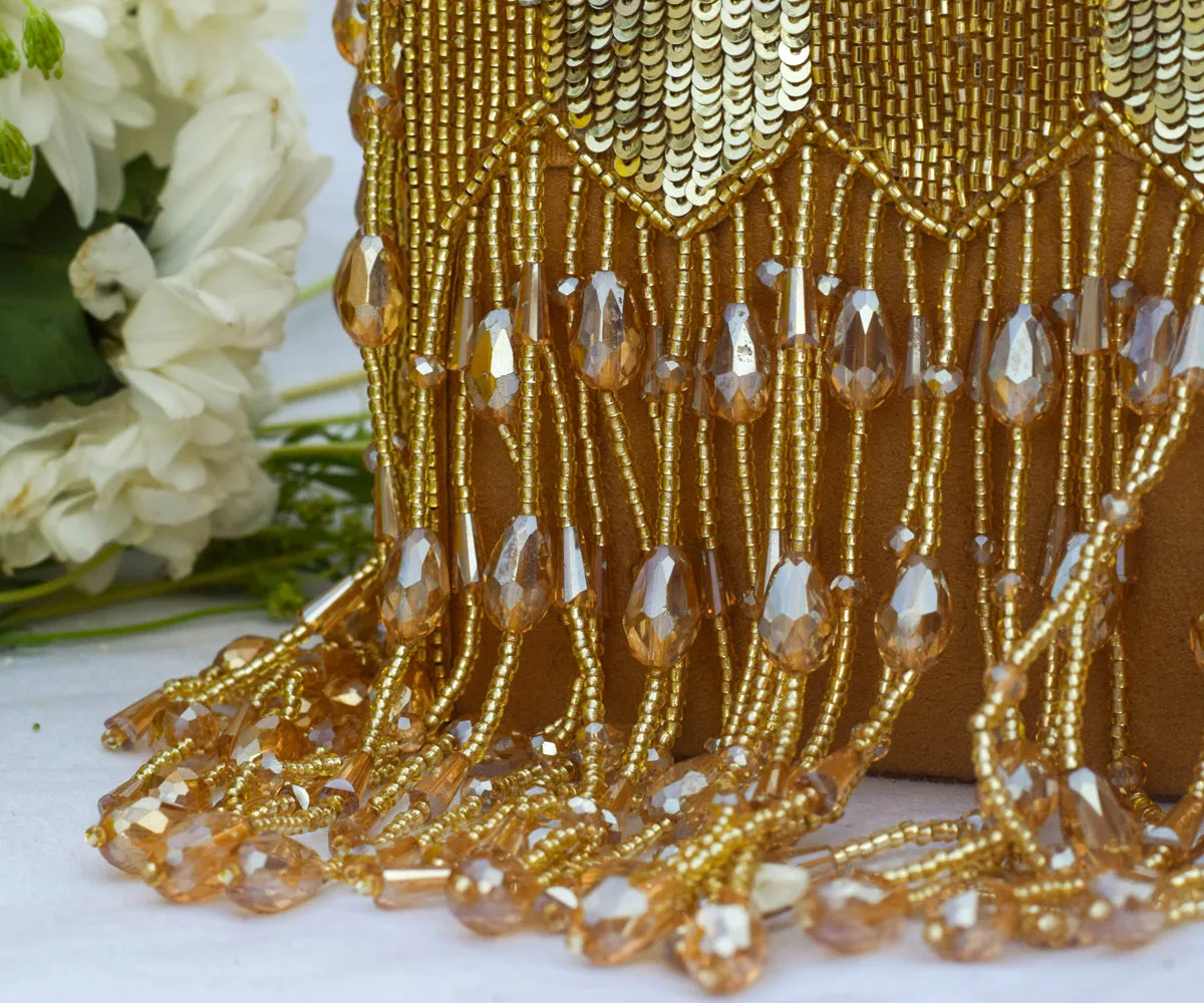 Dishi Clutch – Gold