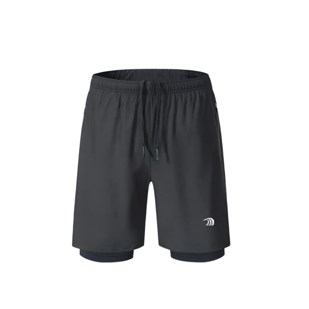 Double-layer Basketball Training Shorts