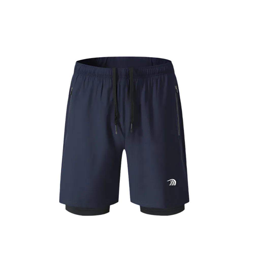 Double-layer Basketball Training Shorts