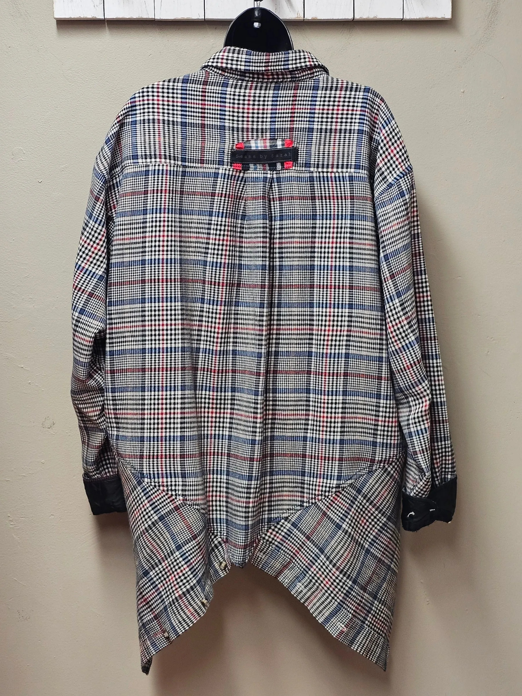 Dressy Woven Plaid Cardigan/Jacket Seams by Sarah