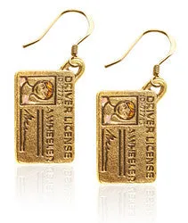 Driver's License Charm Earrings