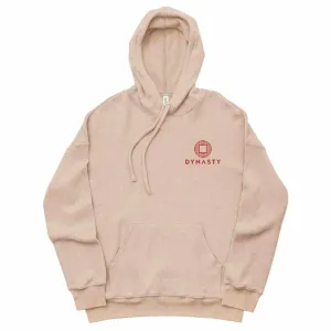 Dynasty Emblem Embroidered Sueded Fleece Hoodie