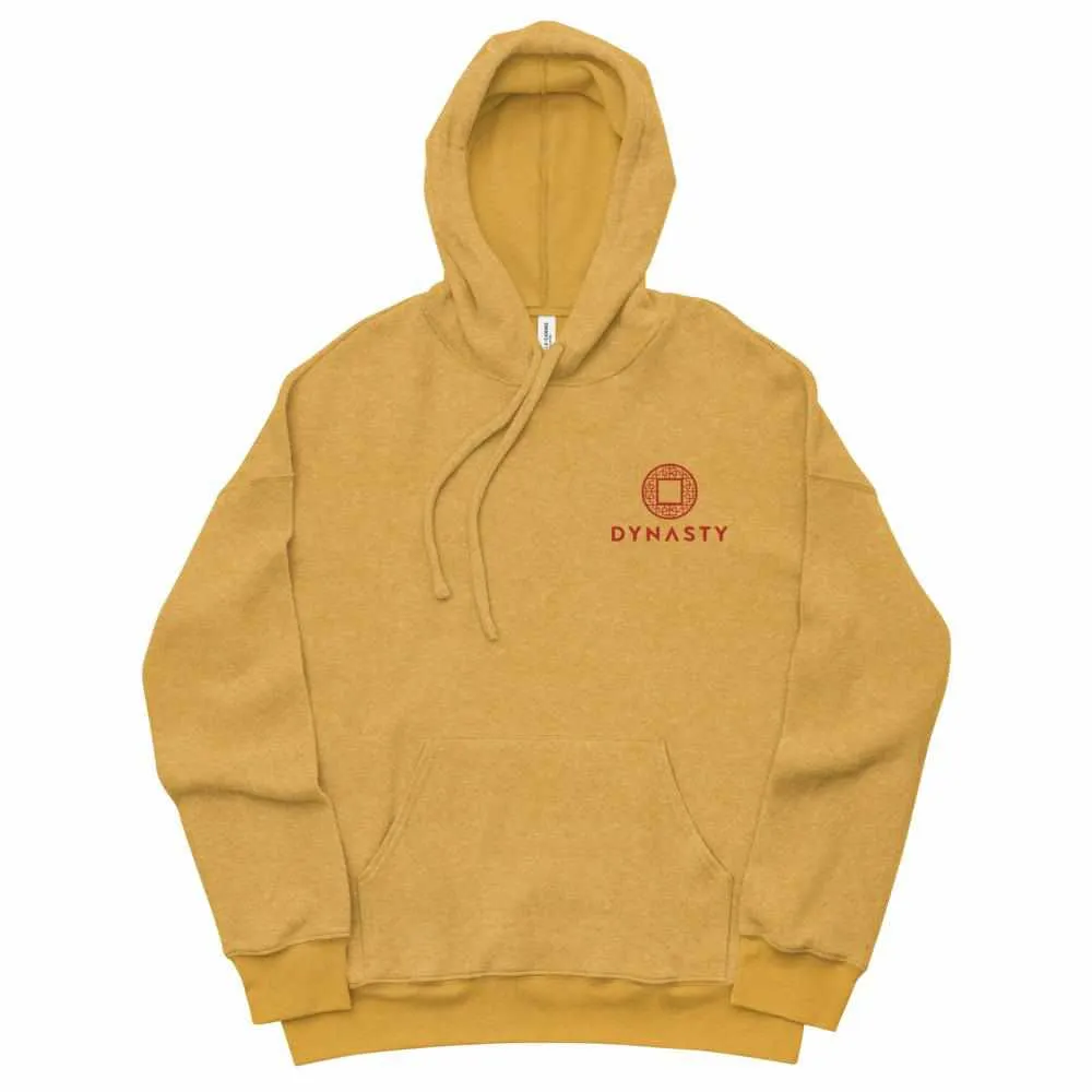 Dynasty Emblem Embroidered Sueded Fleece Hoodie