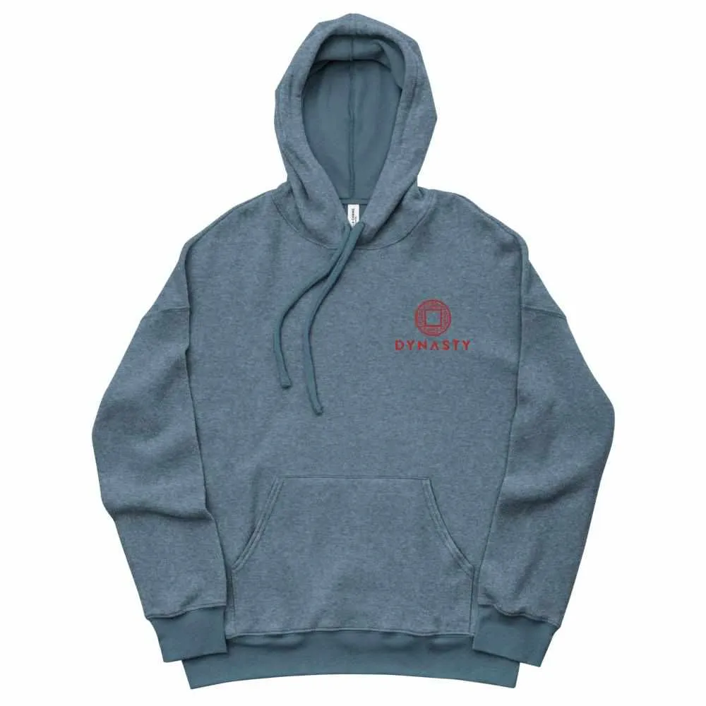 Dynasty Emblem Embroidered Sueded Fleece Hoodie
