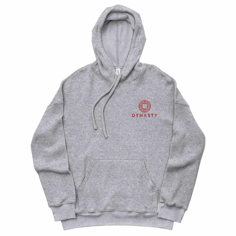 Dynasty Emblem Embroidered Sueded Fleece Hoodie
