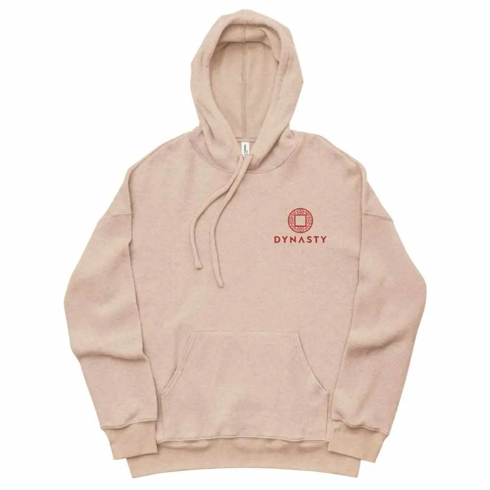 Dynasty Emblem Embroidered Sueded Fleece Hoodie
