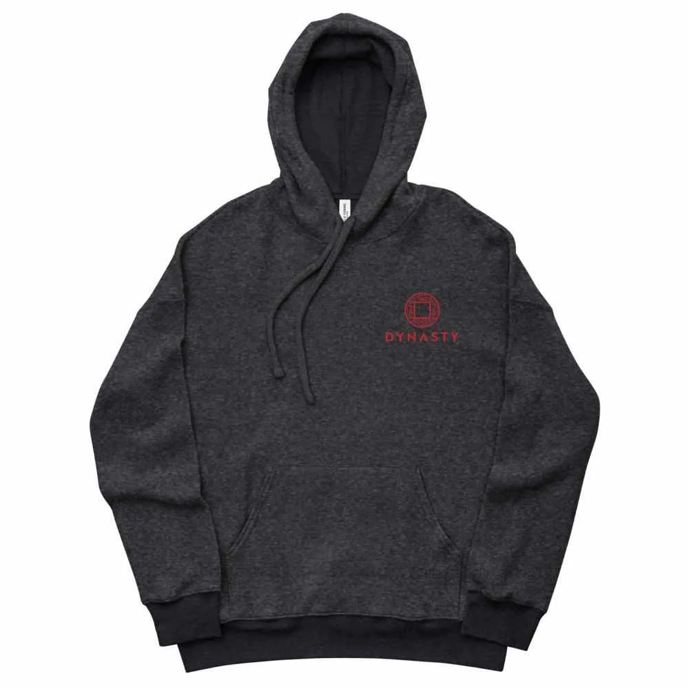 Dynasty Emblem Embroidered Sueded Fleece Hoodie