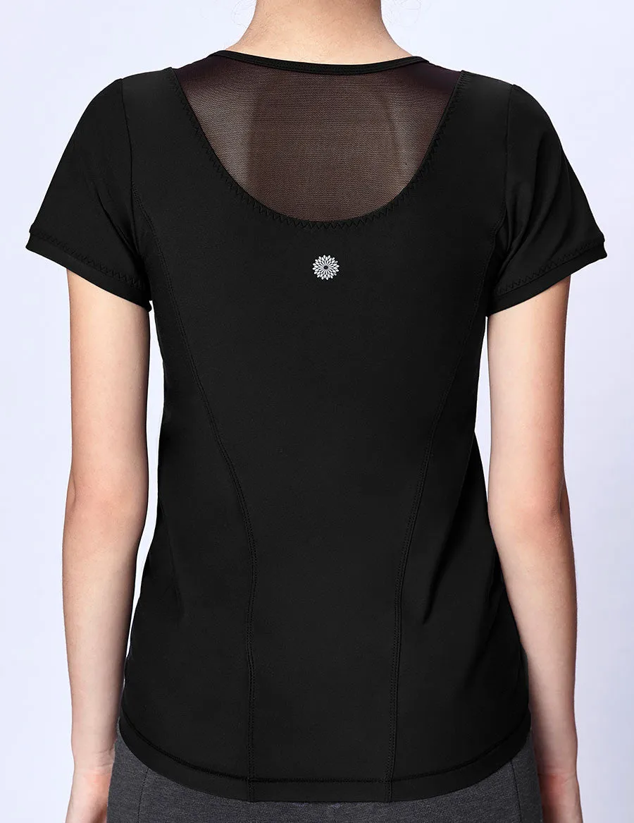 easyoga LA-VEDA Brisker Bra Tee - L1 Black