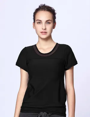 easyoga LA-VEDA Brisker Bra Tee - L1 Black