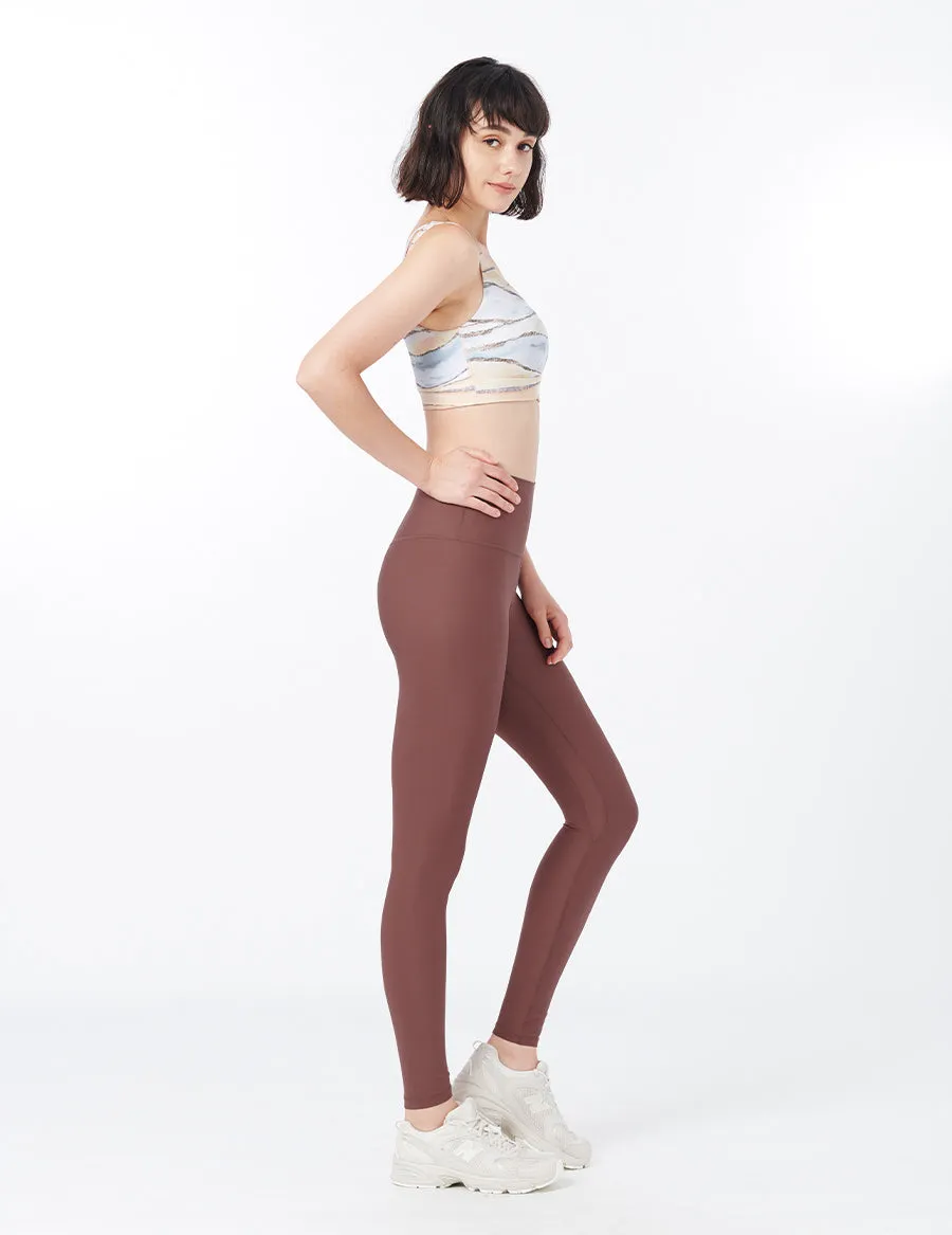 easyoga LA-VEDA Chummy Core Tights3 - C1 Brown