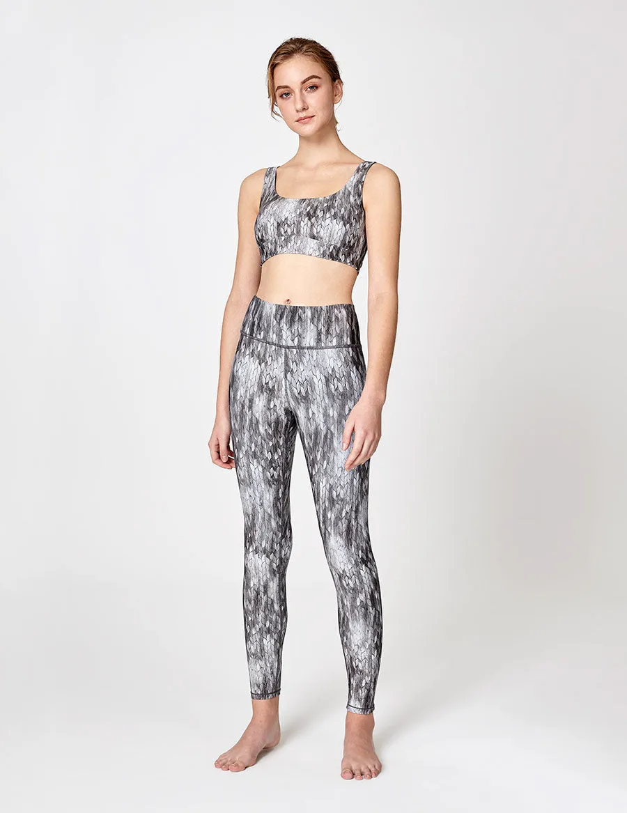 easyoga LA-VEDA Limber Up Bra - FA5 Masonry Grain