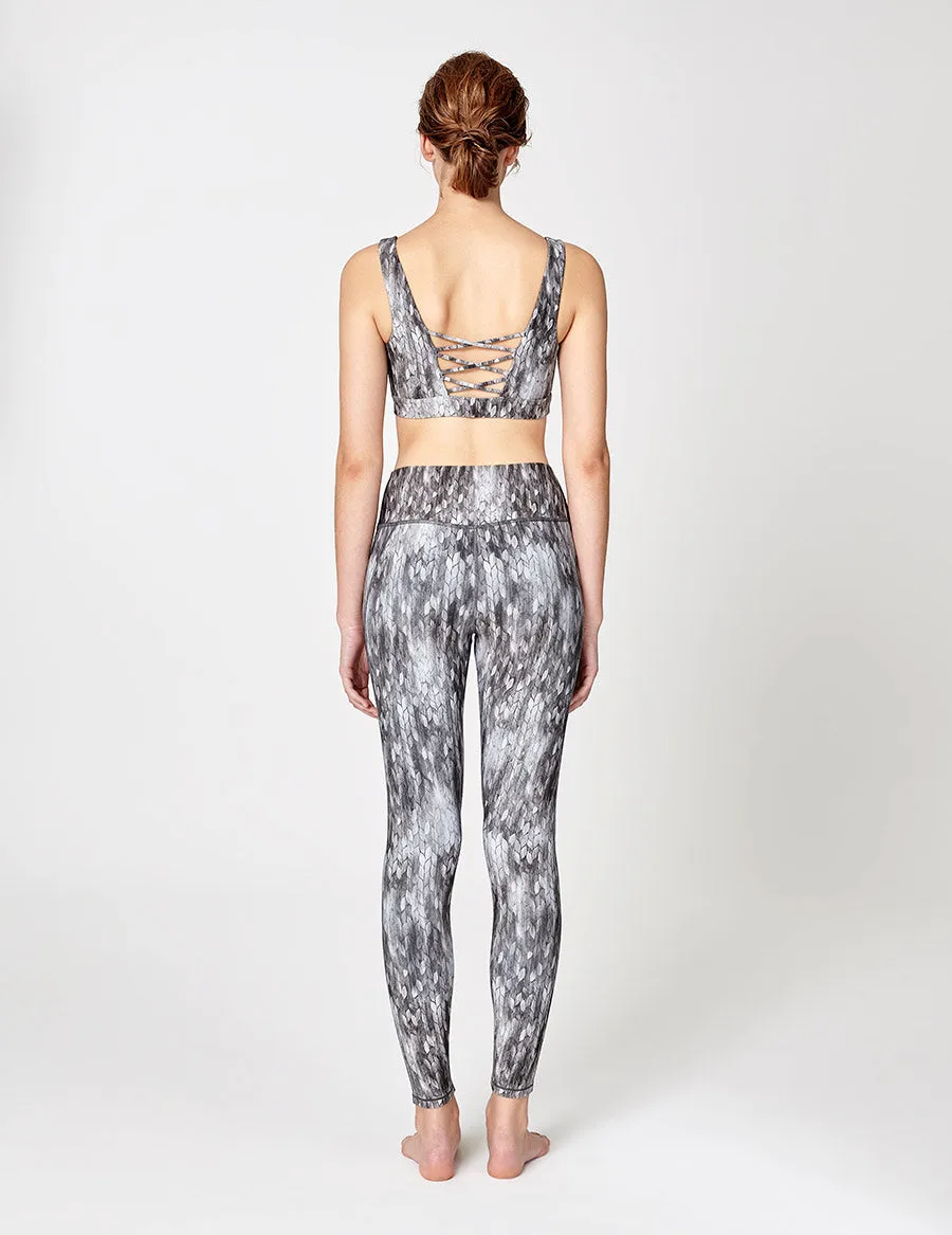 easyoga LA-VEDA Limber Up Bra - FA5 Masonry Grain