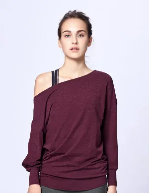 easyoga LA-VEDA Multipro Made Me Long  Sleeve - M27 M-Purple Red