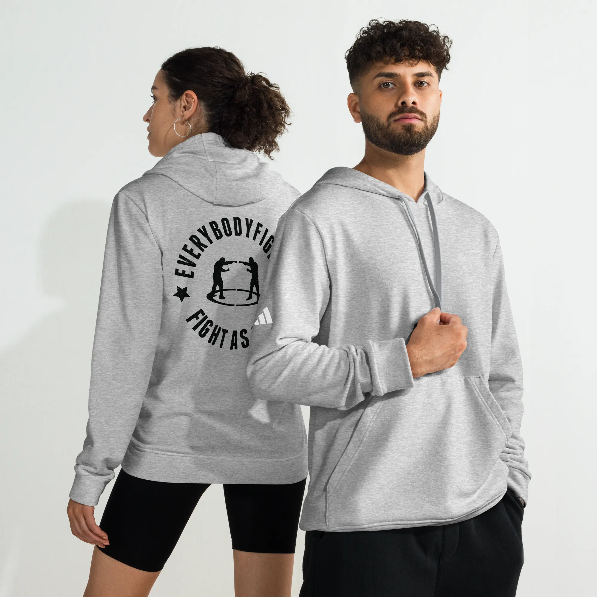 EBF Fight as one adidas fleece hoodie