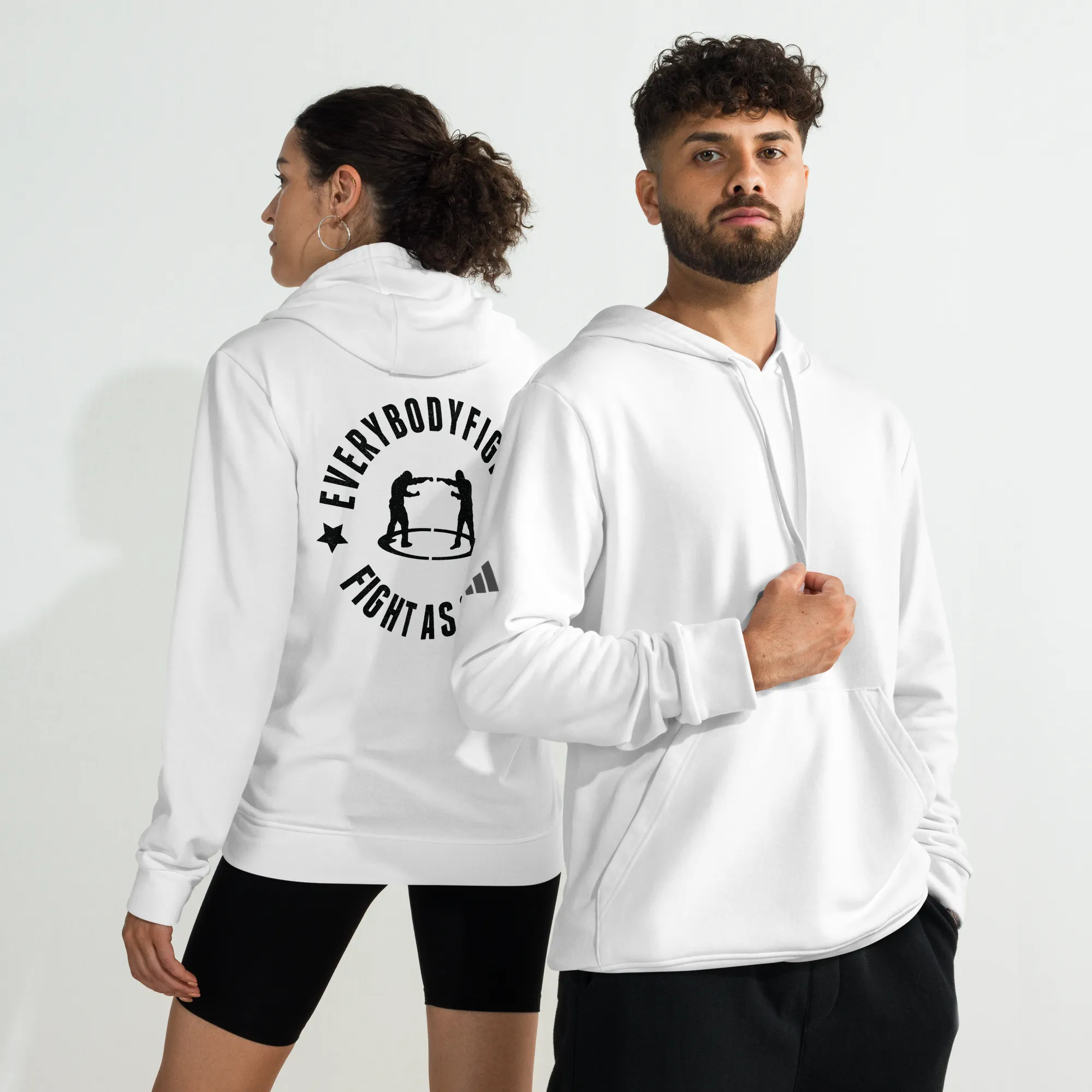 EBF Fight as one adidas fleece hoodie