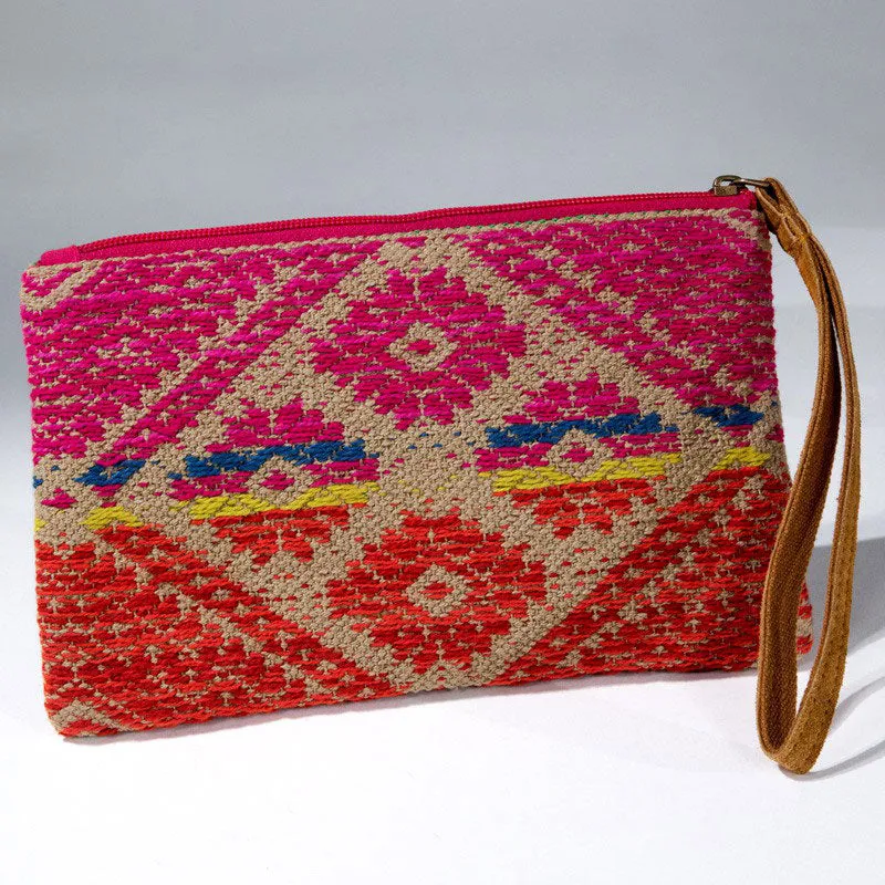 Ember Handmade Beaded Wristlet