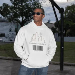 Fashion URBAN REVOLUTION Men's sporty hooded sweatshirt for men