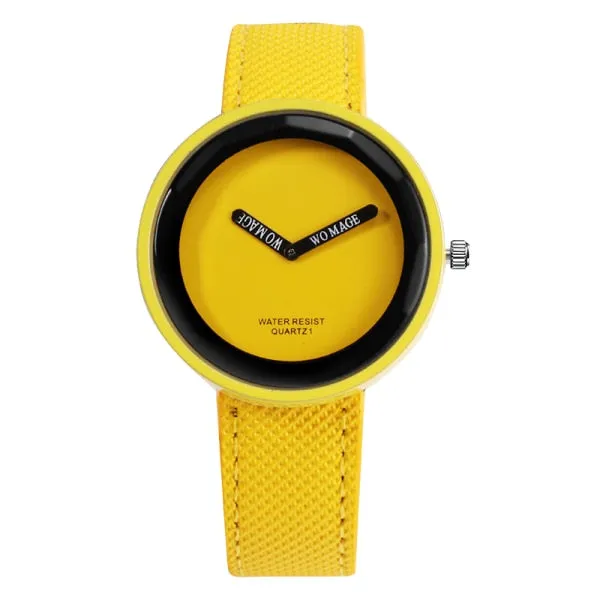 Fashion Yellow Women's Watches