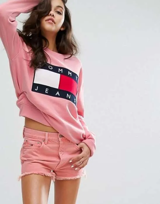 FashLady Multicolor Crop Sweatshirt For Women
