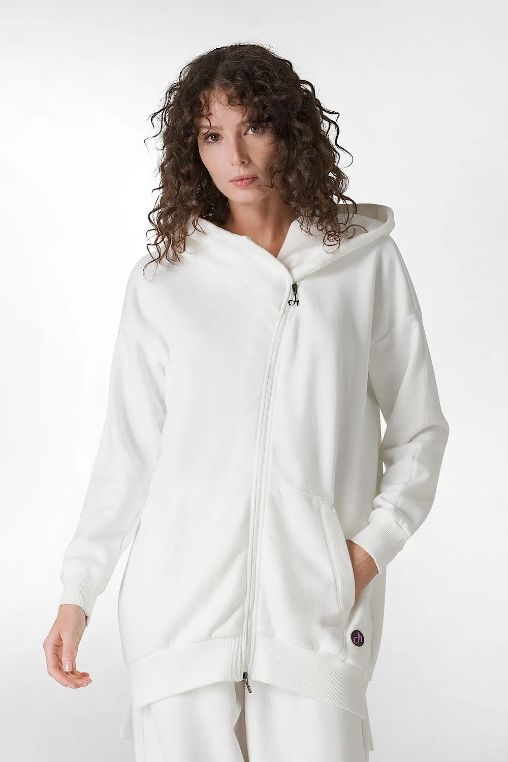 FELPA COMFORT OVERSIZE CON ZIP