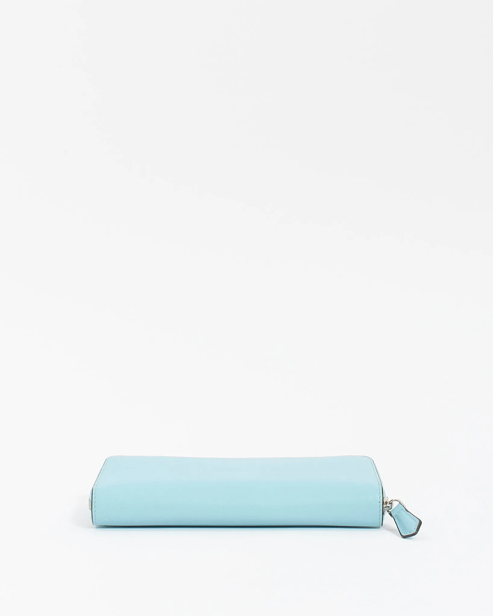 Fendi Blue Leather Hypnoteyes Flower Monster Zippy Wallet