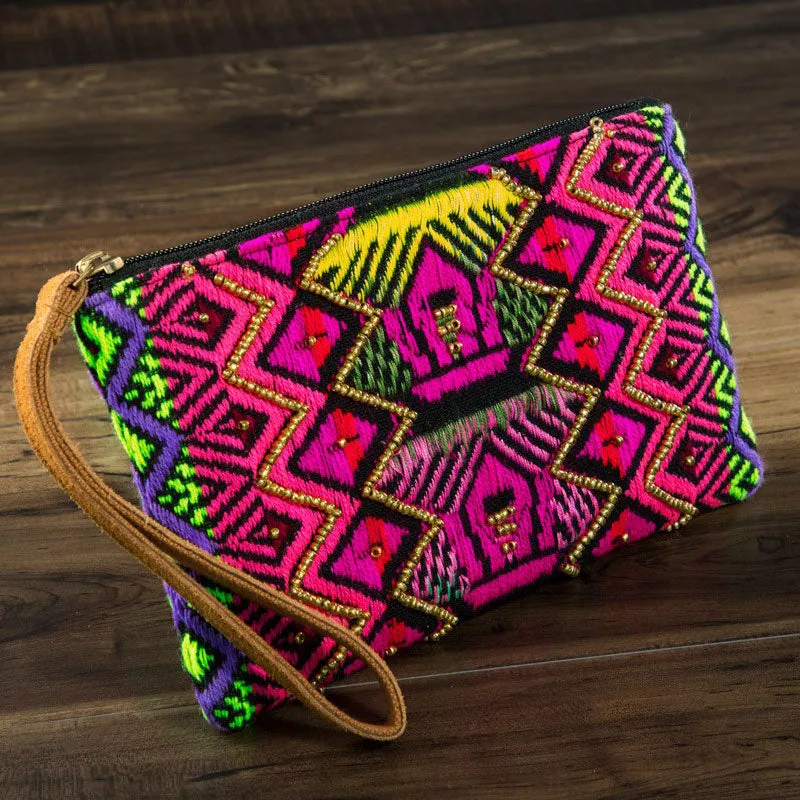 Fiamma Handmade Beaded Wristlet