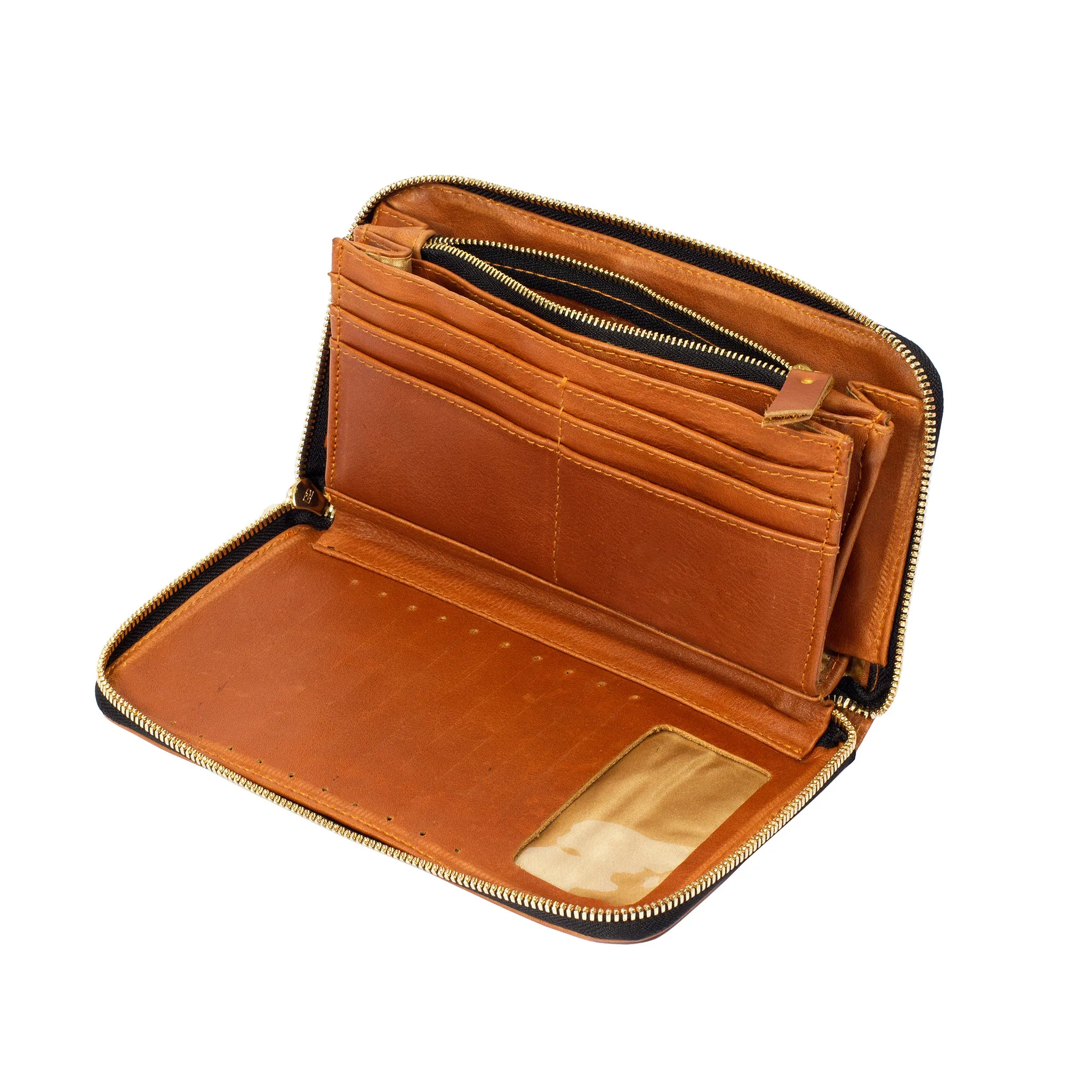 Genuine Leather-Zipper Wallet