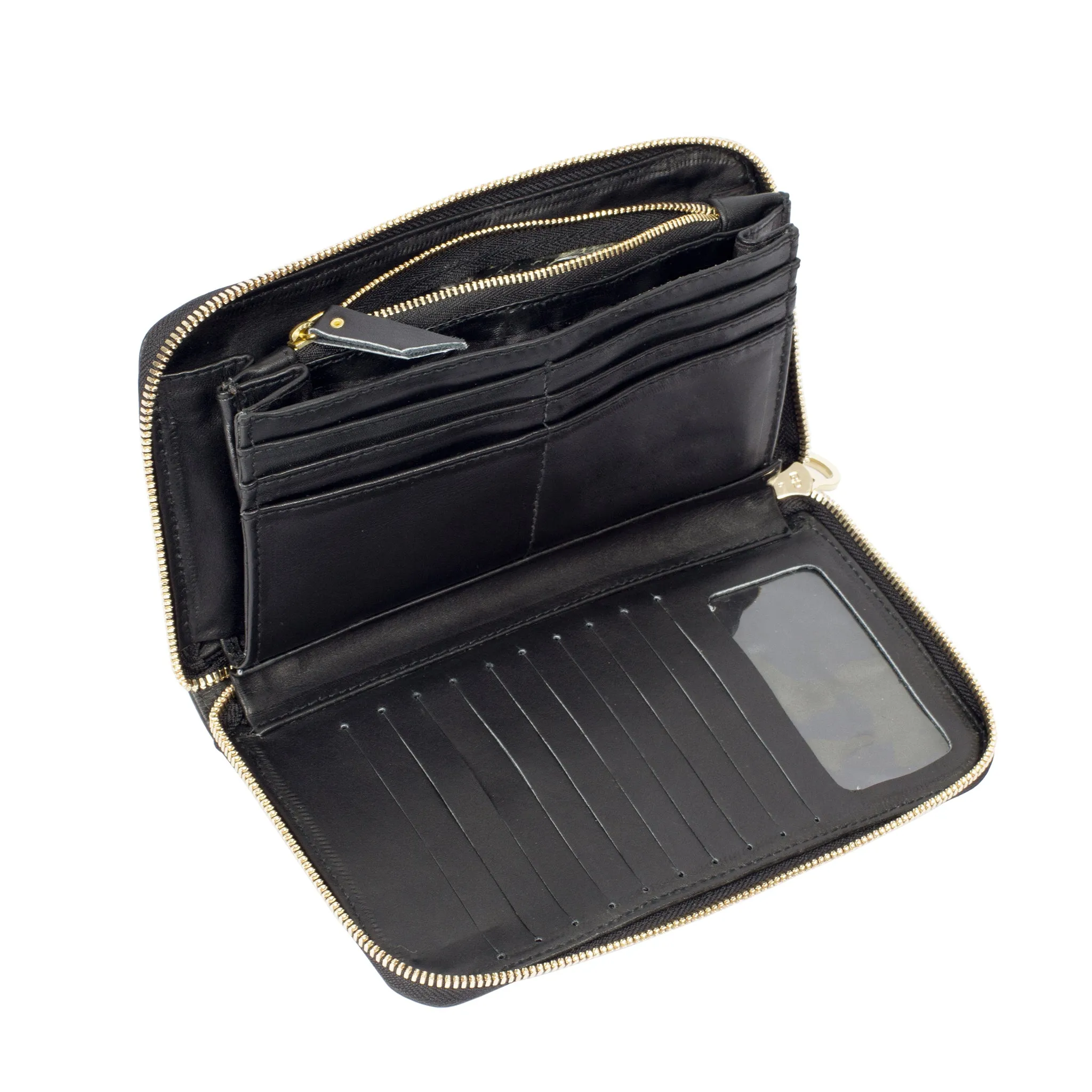 Genuine Leather-Zipper Wallet