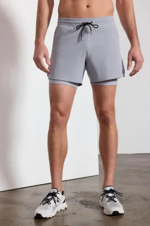 Glide Run Short - Sleet