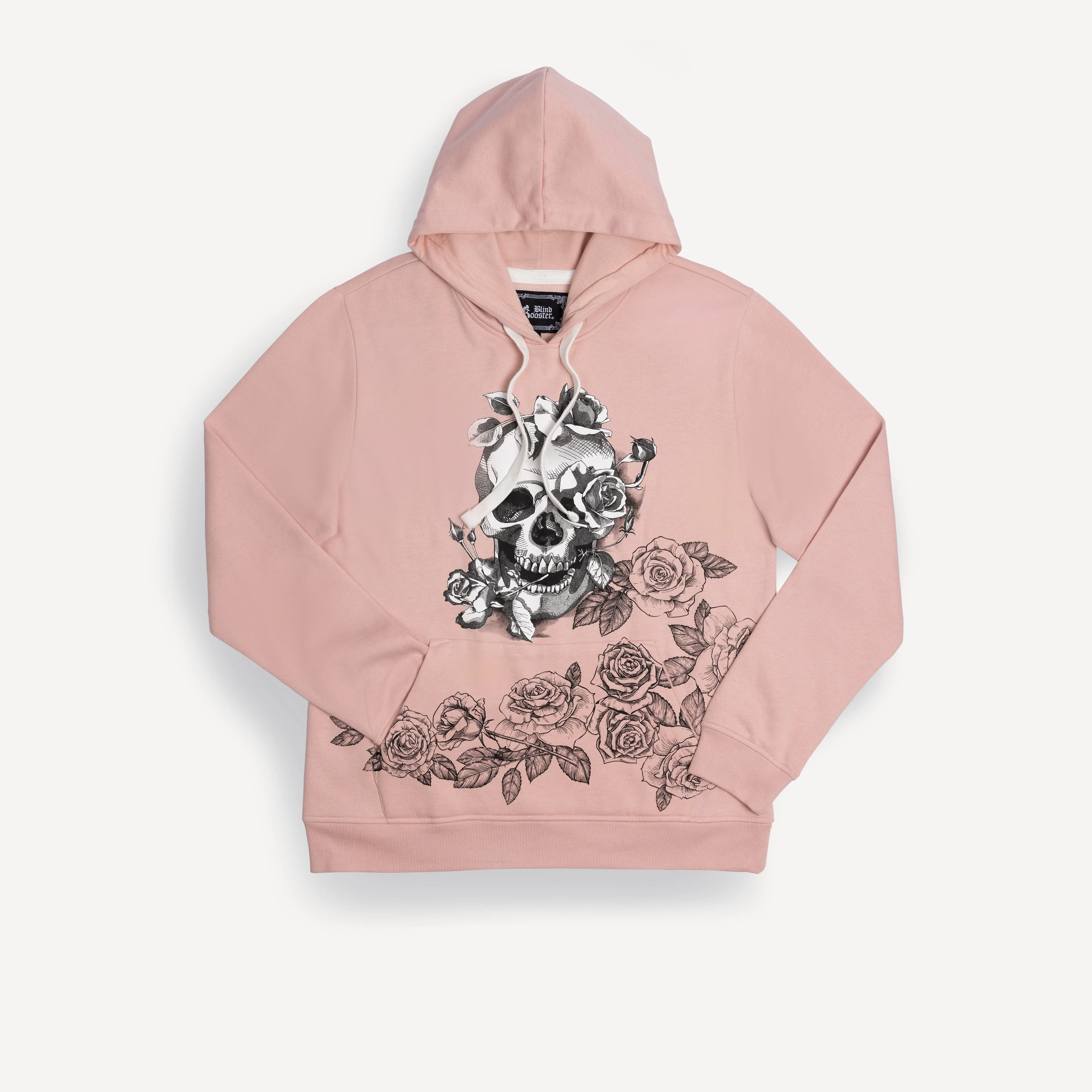 Graphic Wraparound Hoodie - Evening Sand / Skull