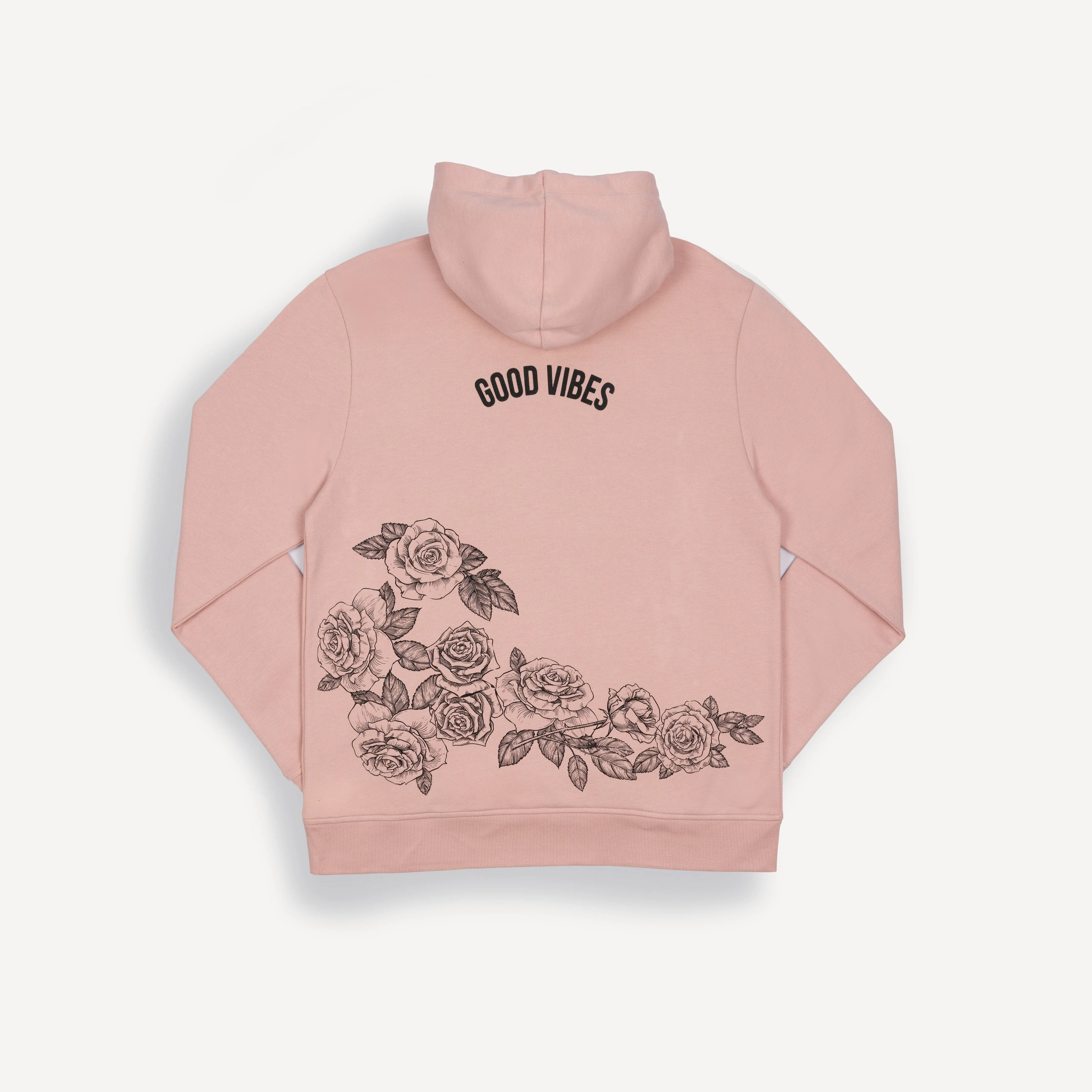 Graphic Wraparound Hoodie - Evening Sand / Skull