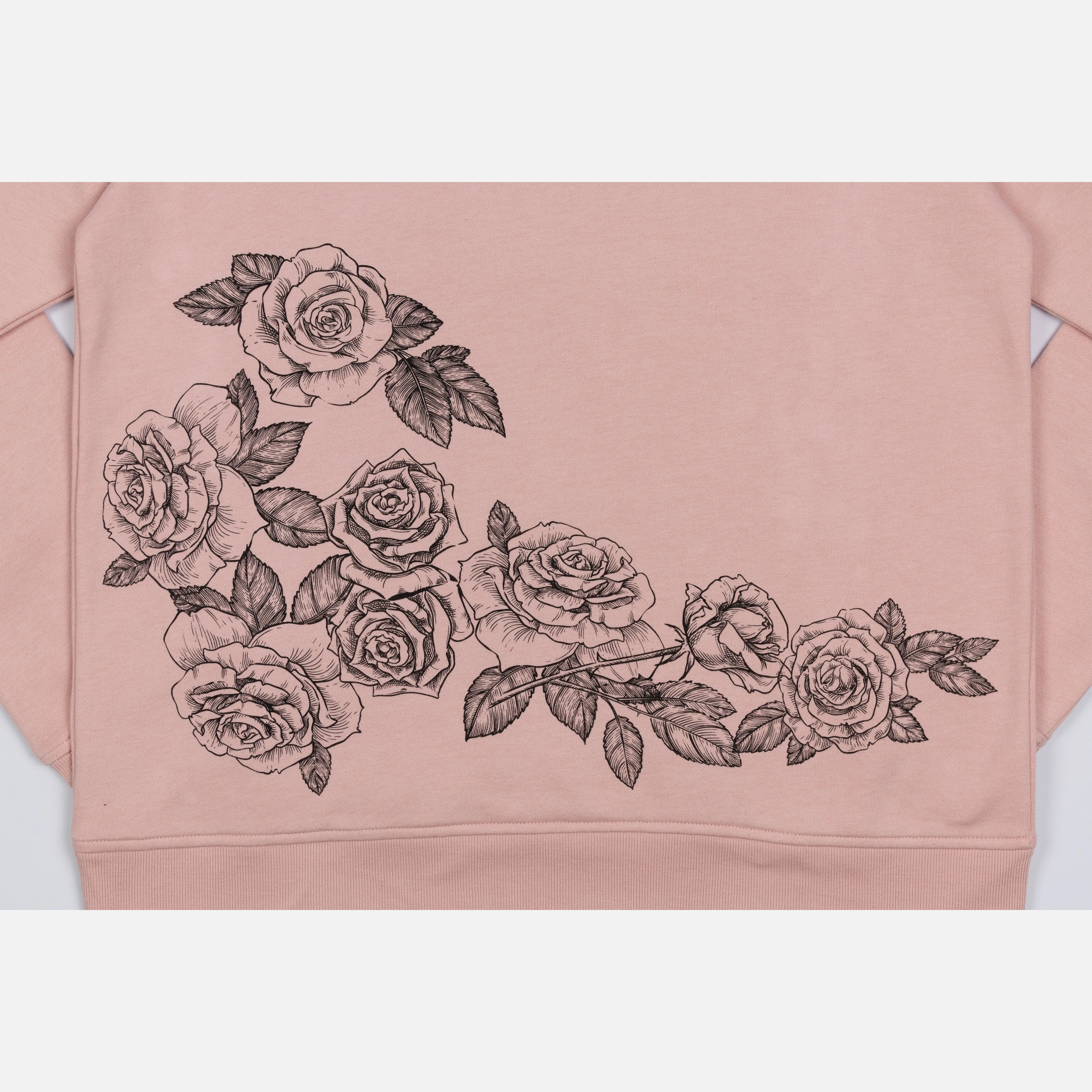 Graphic Wraparound Hoodie - Evening Sand / Skull