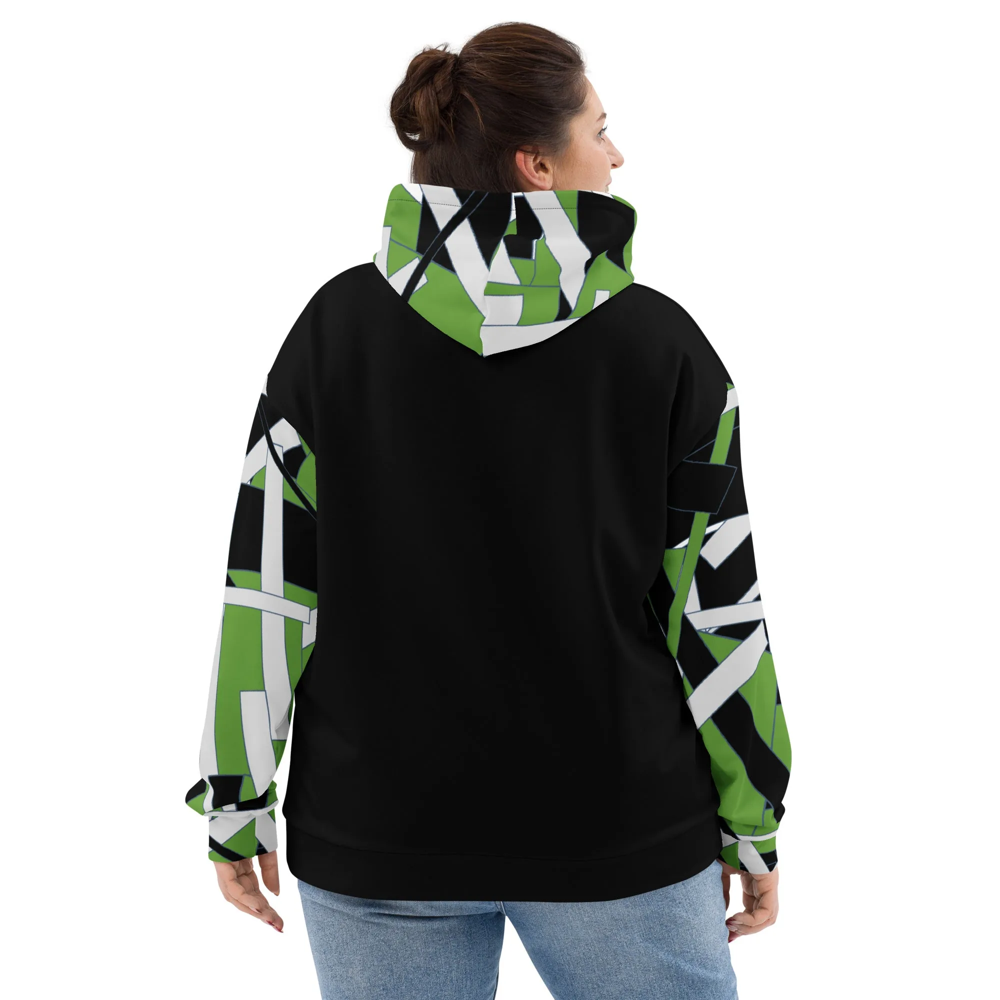 Green Geometric Unisex Hoodie