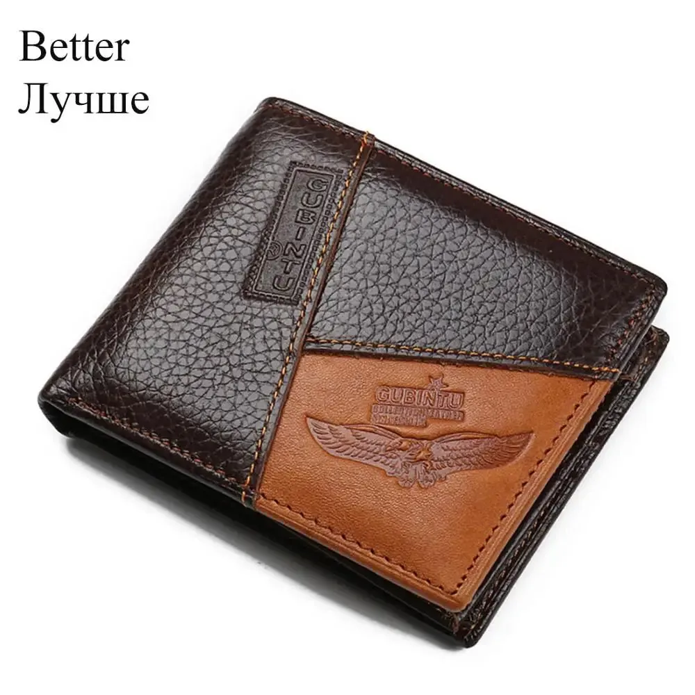 GUBINTU High-Quality Leather Wallet with Coin Pocket