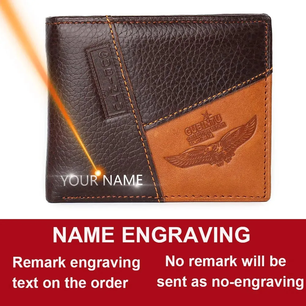 GUBINTU High-Quality Leather Wallet with Coin Pocket