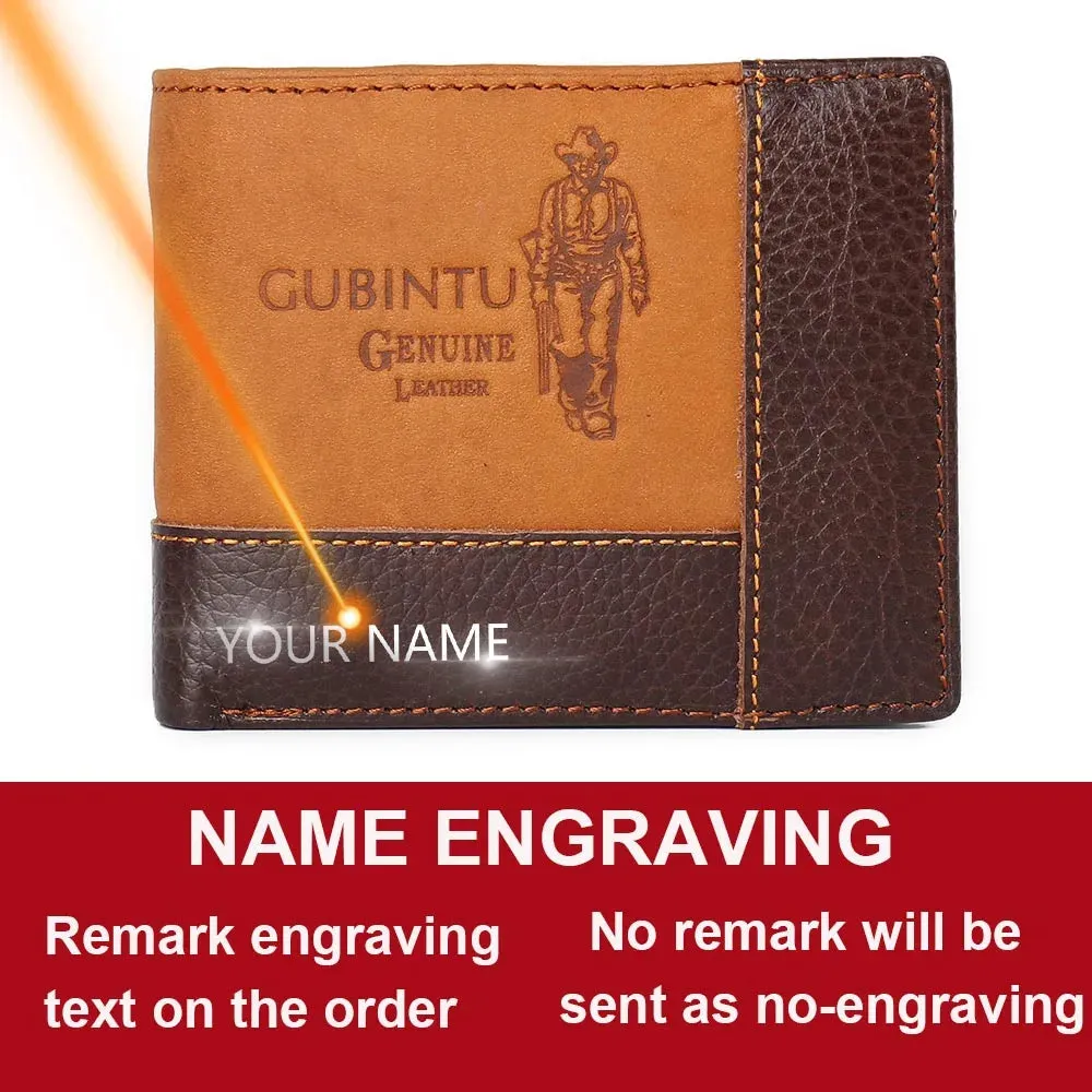 GUBINTU High-Quality Leather Wallet with Coin Pocket
