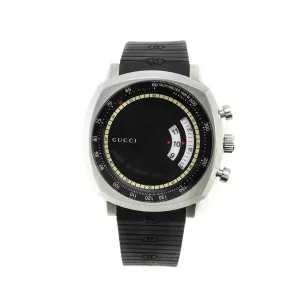 Gucci Grip YA157301 Stainless Steel and Rubber Strap 40mm Mens Watch