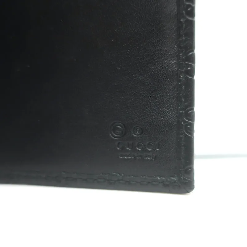 Gucci Microguccissima Continental Flap Wallet Black Leather
