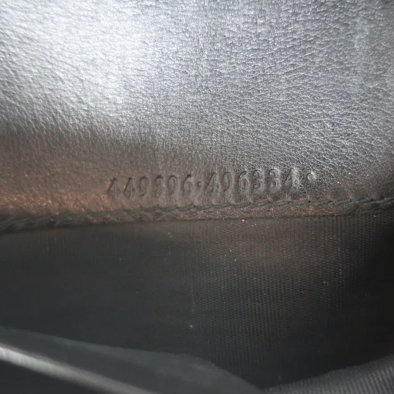 Gucci Microguccissima Continental Flap Wallet Black Leather