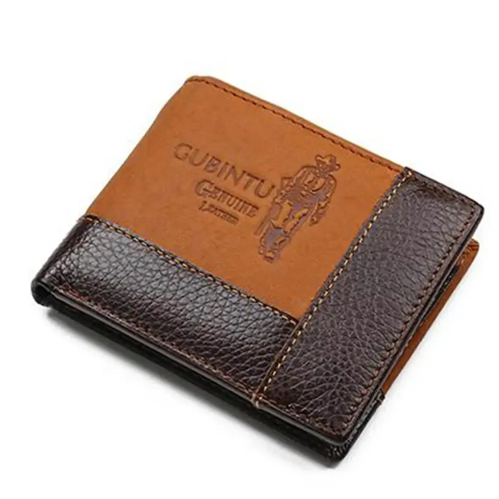 High-Quality Genuine Leather Men's Eagle Cartera Wallet