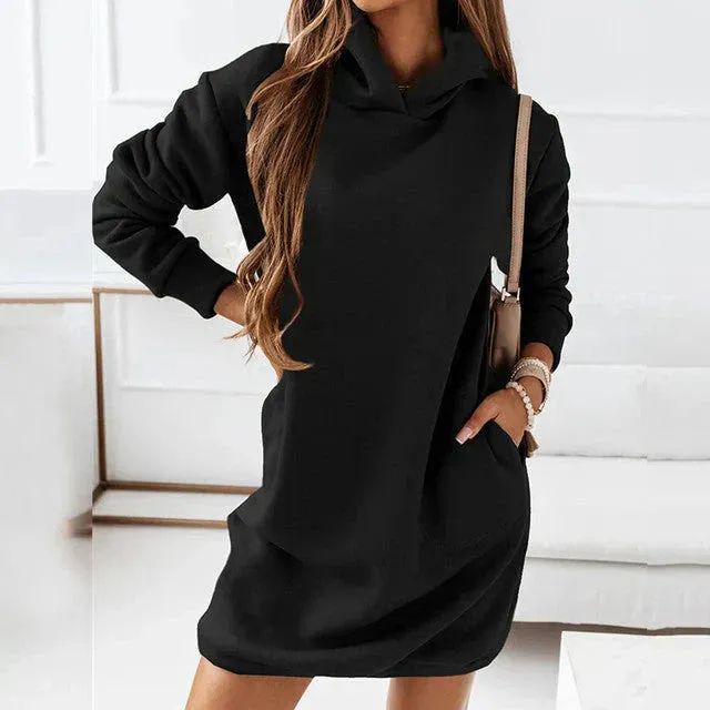 Hooded Bristol dress