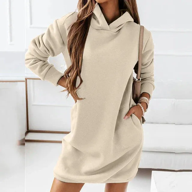 Hooded Bristol dress