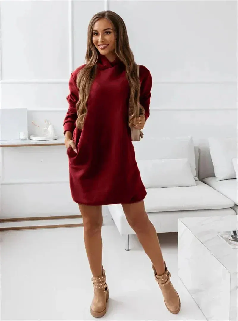 Hooded Bristol dress