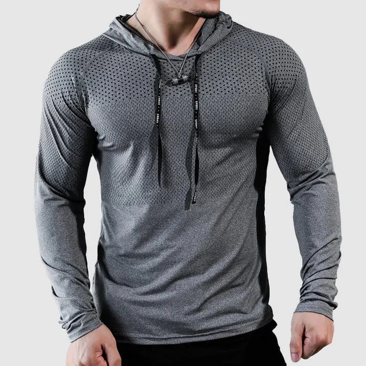 Hooded jackets for outdoor training and sporty style