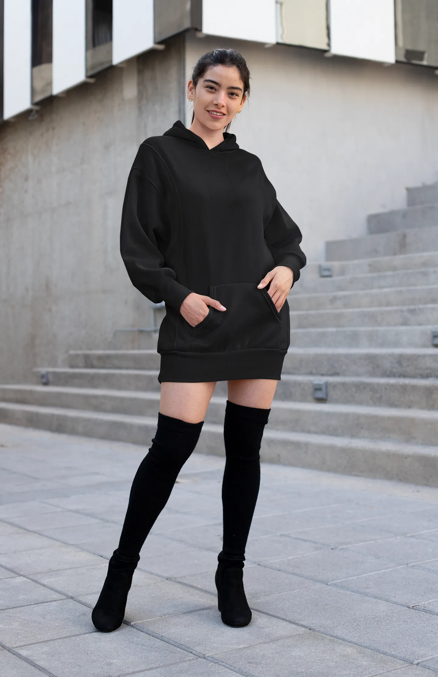 Hoodie Fleece Dress